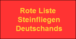 Rote Liste Steinfliegen Deutschlands